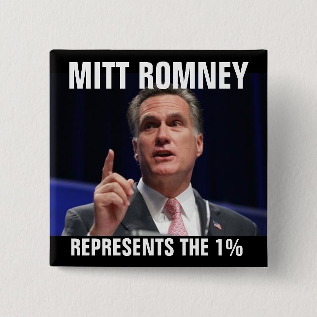 1% MITT PINBACK BUTTON (Front)