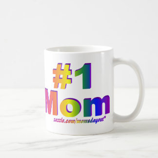 #1 Mom 3D Rainbow Double Side Mug