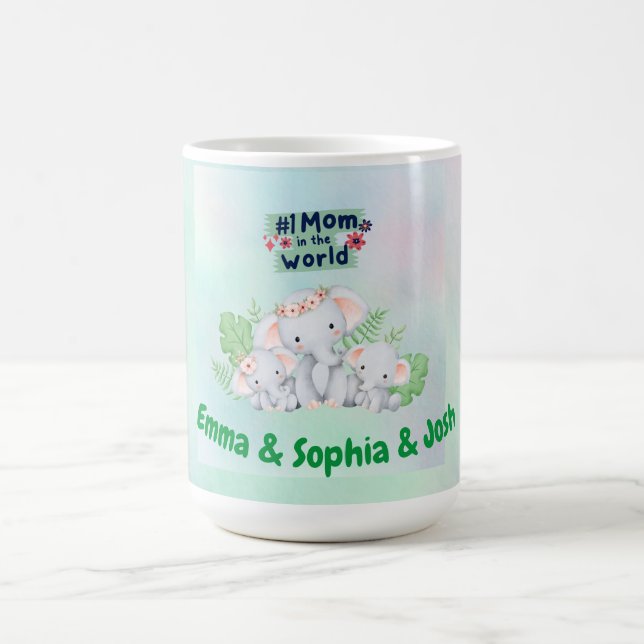 #1  Mom in the World Mug (Center)