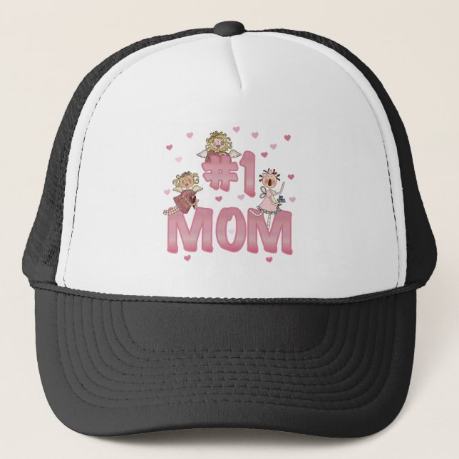 #1 Mom Trucker Hat (Front)