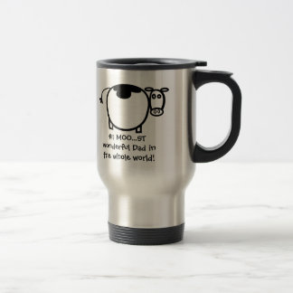 #1 Moo...st Wonderful Father - Cus... - Customized Travel Mug