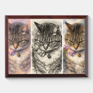 1 Mood + 3 Vibes = Total Purrfection Award Plaque