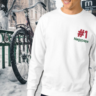 #1 Nagypapa Custom Embroidered Shirt
