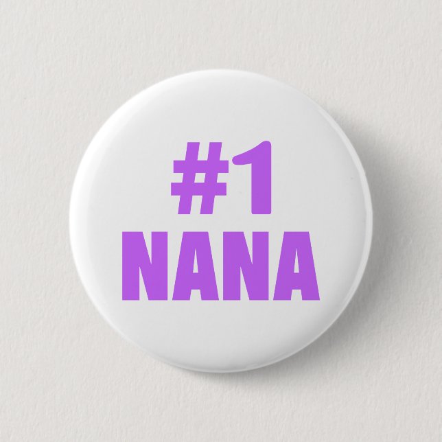 #1 Nana (Purple) Button (Front)