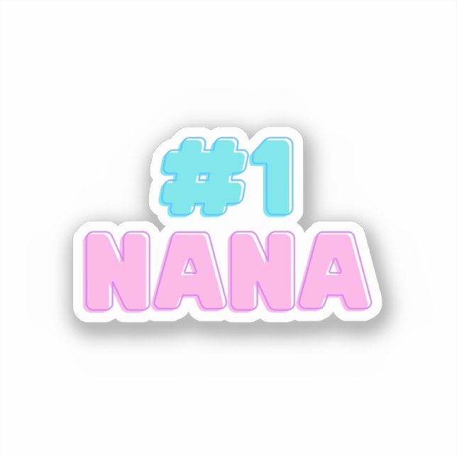 #1 Nana Sticker (Front)
