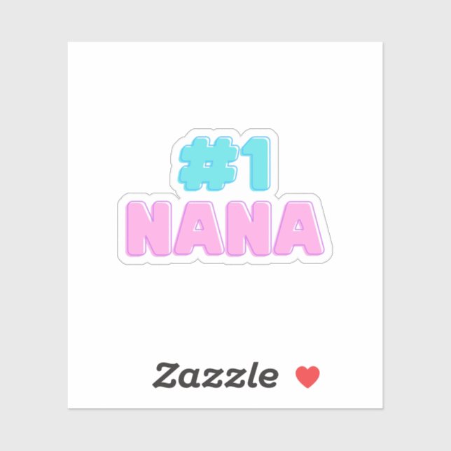 #1 Nana Sticker (Sheet)