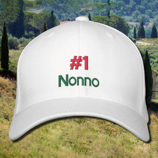 #1 Nonno Custom Baseball Cap