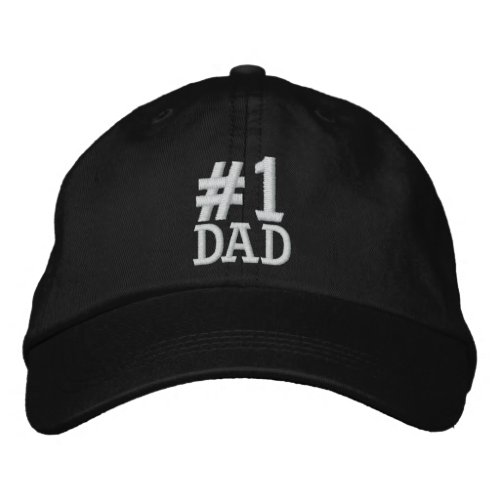 1 Number One DAD Embroidered Cap