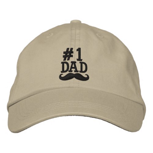 1 Number One DAD Embroidered Cap