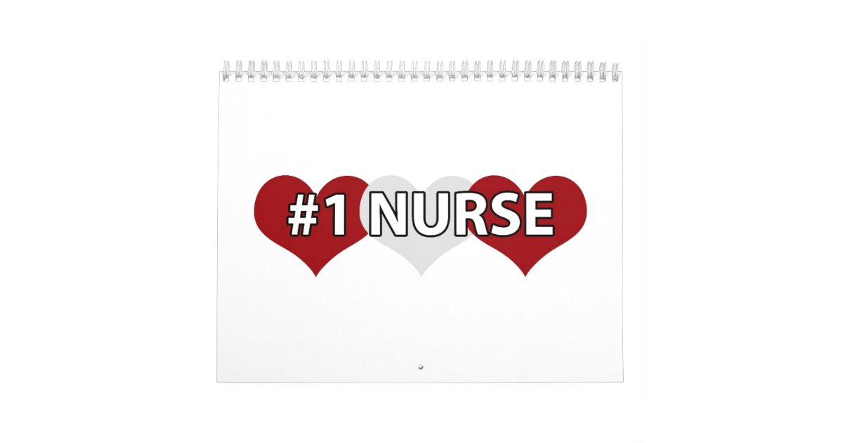 #1 Nurse Calendar Zazzle com #1 Nurse Calendar Zazzle com