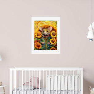 1 of 17 Sunflower Garden Miceville Poster
