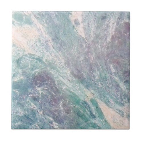 1 of 2 Blue Aqua White Lilac Faux Granite Repro Ceramic Tile