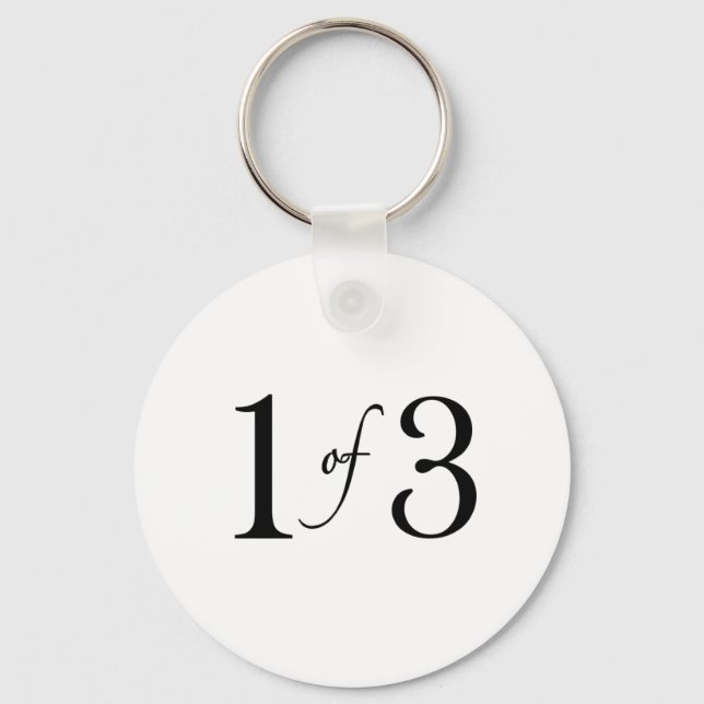 1 of 3 (oldest child) keychain (Front)