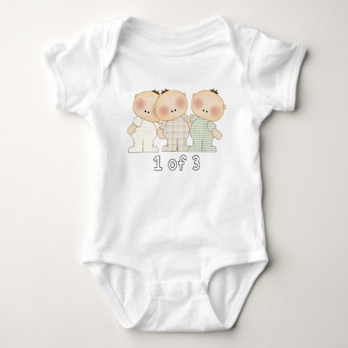 1 of 3 Triplets Baby Bodysuit