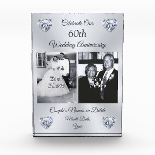 1 or 2 Photo, " Presents Acrylic Award