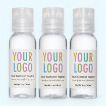 1 oz Bulk Hand Sanitizer Gel Promotional Logo Ecru
