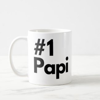 #1 papi coffee mug
