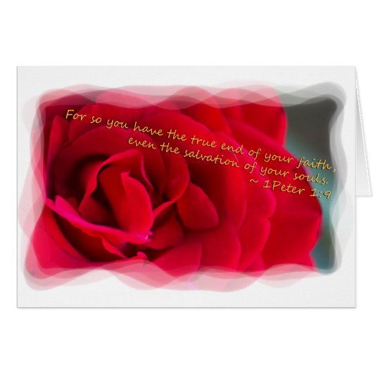 1 Peter 1:9 White Border (Front Horizontal)