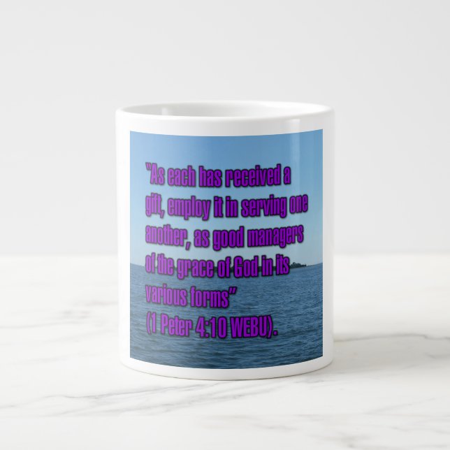1 Peter 4:10 WEBU Mug (Front)