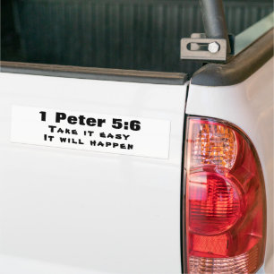 1 Peter 5:6 Be Humble It Will Happen Bumper Sticker