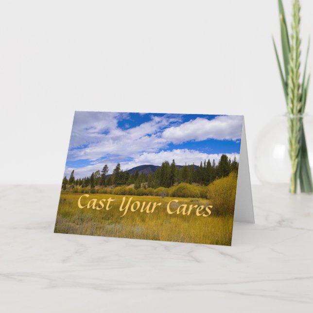 1 Peter 5:7 Encouragement Card (Front)