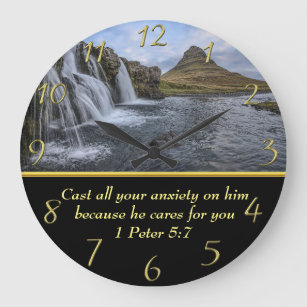 Cast Your Cares 1 Peter 5:7 Christian Washi/Rice Paper Decoupage Sheet