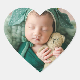1 Photo Baby  Heart Sticker