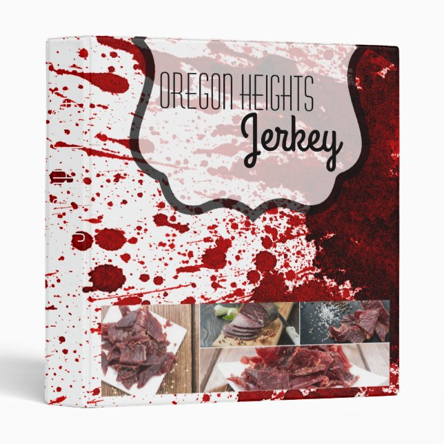 1" Photo Binder Presentation Blood Splatter Vampir (Front/Spine)