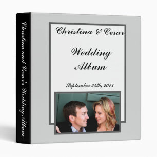 1" Photo Binder Scrapbook His/Hers Diamond Wedding