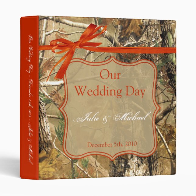 1" Photo Binder Scrapbook Hunters Camoflouge Camo (Front/Spine)