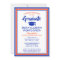 1 Photo Elegant Congrats Orange & Blue Graduation