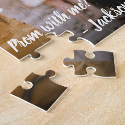 1 Photo Prom or HOCO Proposal Cute Promposal Idea Jigsaw Puzzle | Zazzle