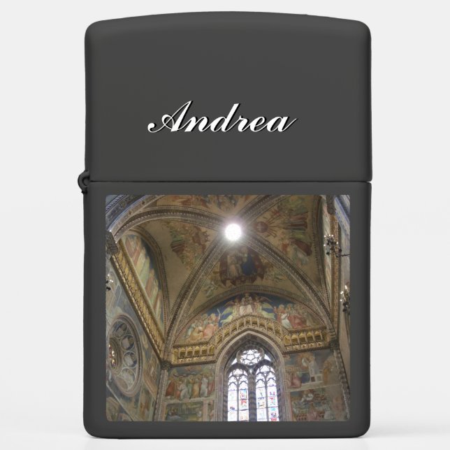 1 Photo with Name Zippo Lighter (Front)