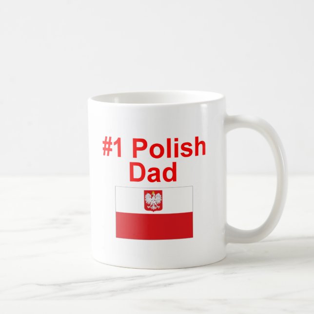 #1 Polish Dad Coffee Mug (Right)