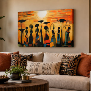 1. PRODUCT TITLE Angolan Sunset 36x24 Gallery Wrap