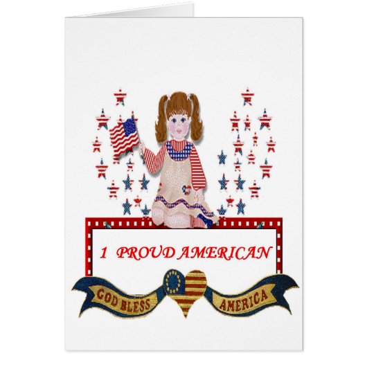 1 Proud American Cards (Front)
