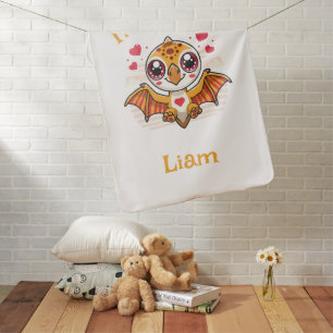 1-Rex Birthday Blanket – Custom Name Gift
