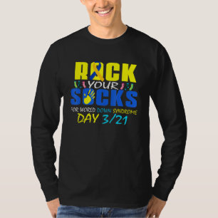 1 Rock Your Socks World Down Syndrome Awareness T-Shirt