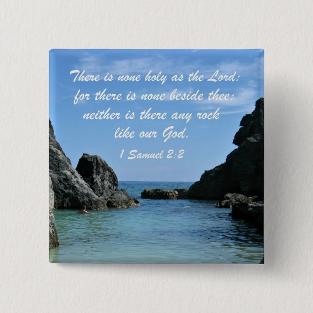 1 Samuel 2:2 Pinback Button (Front)