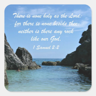 1 Samuel 2:2 Square Sticker