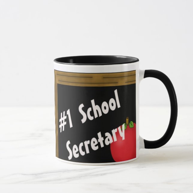 #1 School Secretary Mug (Right)
