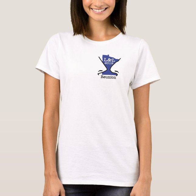 1-Sided Blue Logo Lapel T-Shirt (Front)