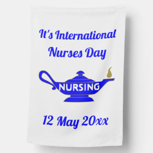 1-sided International Nurses Day House Flag
