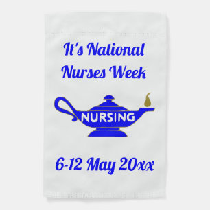 1-sided National Nurses Week Garden Flag