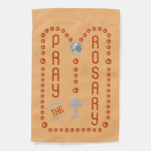 1-sided Pray the Rosary (Modern Joyful 2) Garden Flag