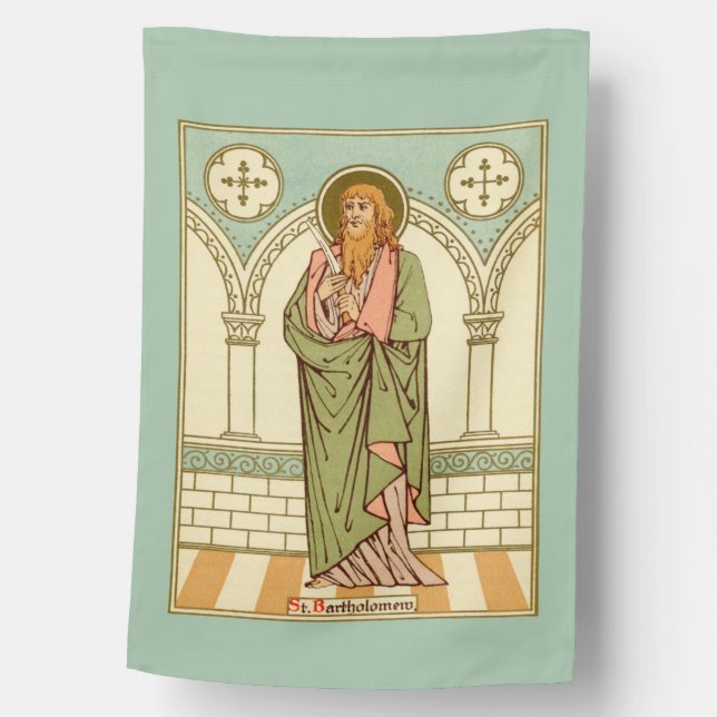 1-sided St. Bartholomew the Apostle (RLS 03) House Flag (Front)