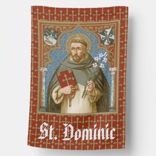 1_sided St Dominic de Guzman BK 011 House Flag