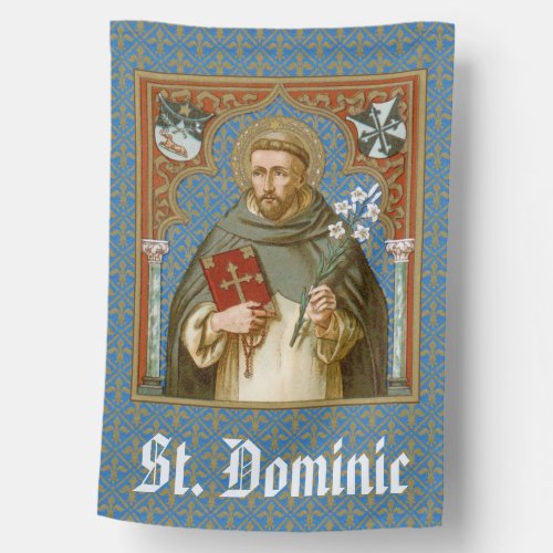 1_sided St Dominic de Guzman BK 011 House Flag