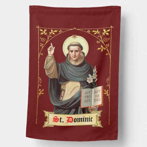 1_sided St Dominic Preaching BEN 002 House Flag