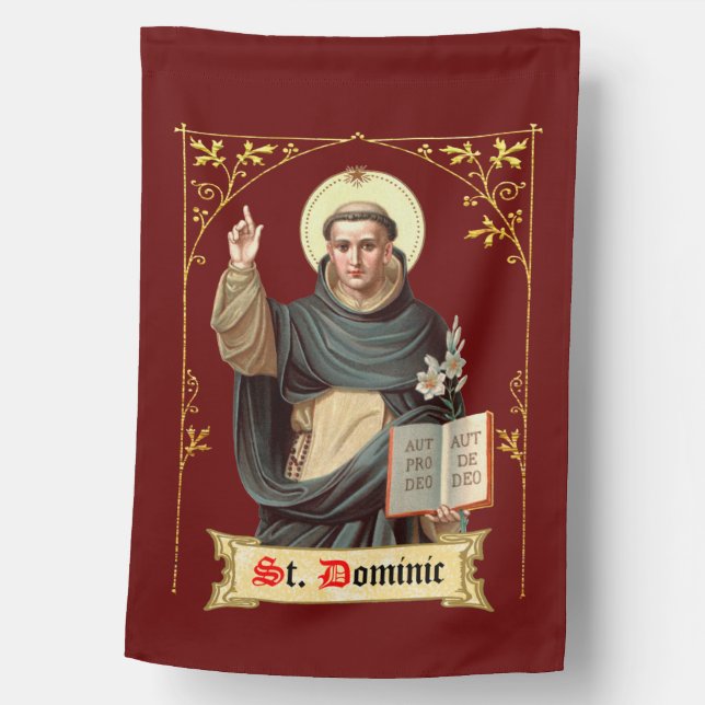 1-sided St. Dominic Preaching (BEN 002) House Flag (Front)
